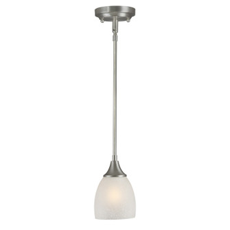 Family Number 419 One Light Mini Pendant in Brushed Nickel (112|2378-01-55)