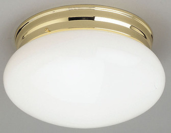 Polished Brass F One Light Flush Mount in Polished Brass (112|20011-01-02)