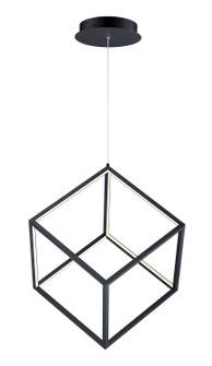 4 Square LED Pendant in Black (86|E30582-BK)