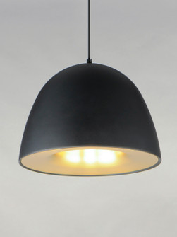 Fungo LED Pendant in Black / Satin Brass (86|E24914-BKSBR)
