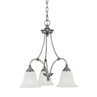 Harmony Three Light Chandelier in Satin Pewter (45|SL880341)