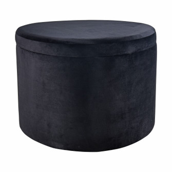 Linder Ottoman in Black (45|S0035-9184)