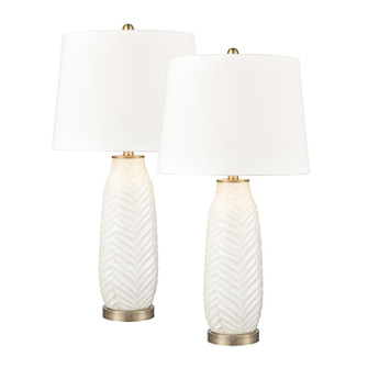 Bynum One Light Table Lamp - Set of 2 in White (45|S0019-8034/S2)