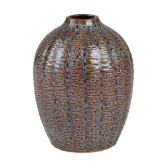 Hawley Vase in Brown Reactive (45|S0017-9196)