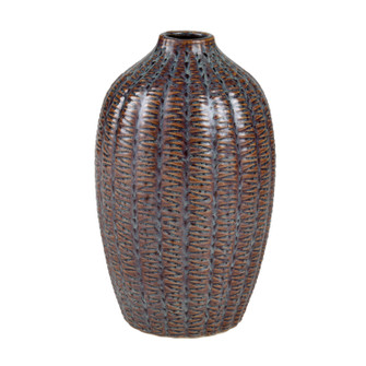 Hawley Vase in Brown Reactive (45|S0017-9195)