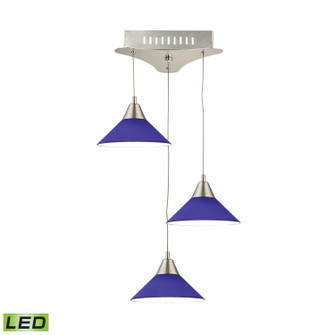 Cono LED Mini Pendant in Satin Nickel (45|LCA103-7-16M)