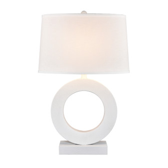 Around the Edge One Light Table Lamp in Dry White (45|H0019-9524)