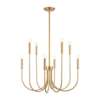 Ulla Eight Light Chandelier in Gold (45|EC89885/8)