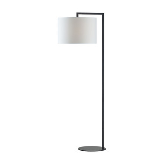 Black Stem One Light Floor Lamp in Matte Black (45|D2729)