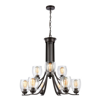 Calistoga Nine Light Chandelier in Oil Rubbed Bronze (45|CN320921)