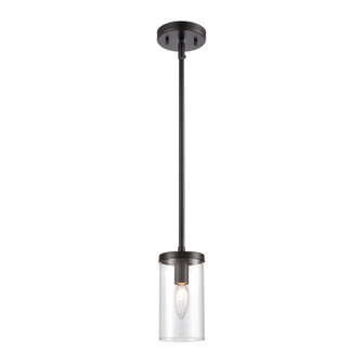 Oakland One Light Mini Pendant in Black (45|CN290156)