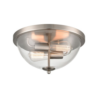 Astoria Two Light Flush Mount in Brushed Nickel (45|CN280232)