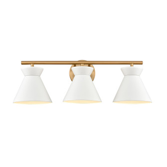 Forme Three Light Vanity in Brushed Gold (45|89812/3)