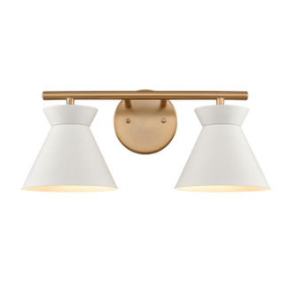 Forme Two Light Vanity in Brushed Gold (45|89811/2)