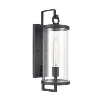 Hopkins One Light Outdoor Wall Sconce in Charcoal Black (45|89491/1)