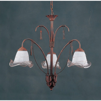 Three Light Chandelier in Brown (45|87200)