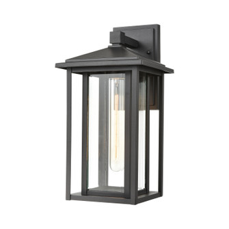 Solitude One Light Outdoor Wall Sconce in Matte Black (45|87133/1)