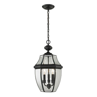 Ashford Three Light Outdoor Pendant in Black (45|8603EH/60)