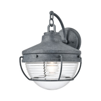 Eastport One Light Outdoor Wall Sconce in Aged Zinc (45|83422/1)