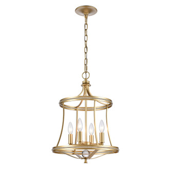 Noura Four Light Pendant in Champagne Gold (45|69484/4)