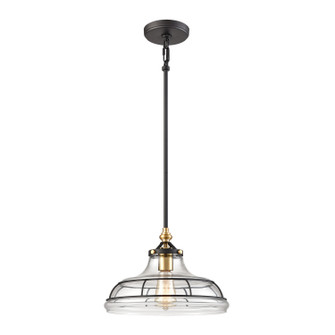 Dunkirk One Light Pendant in Matte Black (45|69234/1)