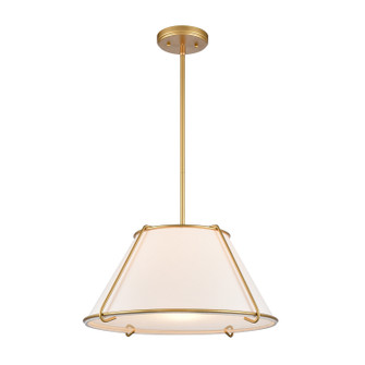 Regalia One Light Pendant in Natural Antique Brass (45|68244/1)