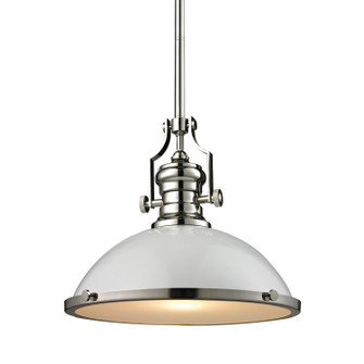 Chadwick One Light Pendant in Polished Nickel (45|66516-1)