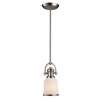 Brooksdale One Light Mini Pendant in Satin Nickel (45|66161-1)