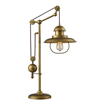 Farmhouse One Light Table Lamp in Antique Brass (45|65100-1)