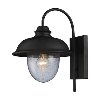 Streetside Cafe One Light Outdoor Wall Sconce in Matte Black (45|62000-1)