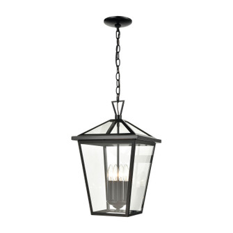 Main Street Four Light Outdoor Pendant in Black (45|45474/4)