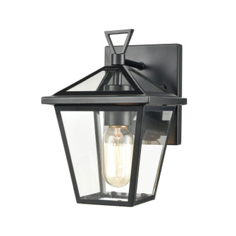 Main Street One Light Outdoor Wall Sconce in Black (45|45470/1)
