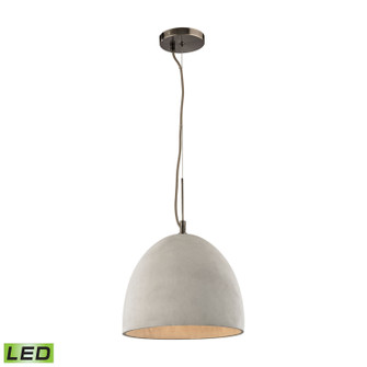 Urban Form LED Mini Pendant in Black Nickel (45|45334/1-LED)