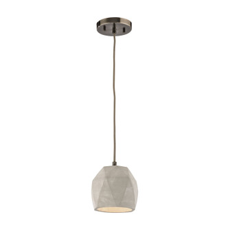 Urban Form One Light Mini Pendant in Black Nickel (45|45330/1)