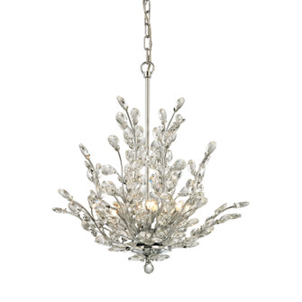 Crystique Six Light Chandelier in Polished Chrome (45|45262/6)