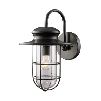 Portside One Light Outdoor Wall Sconce in Matte Black (45|42285/1)