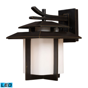 Kanso LED Outdoor Wall Sconce in Hazelnut Bronze (45|42171/1-LED)