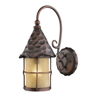 Rustica One Light Outdoor Wall Sconce in Antique Copper (45|385-AC)
