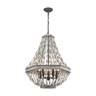 Summerton Five Light Chandelier in Washed Gray (45|33194/5)