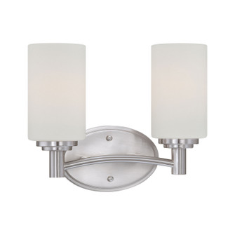 Pittman Two Light Vanity in Brushed Nickel (45|190022217)