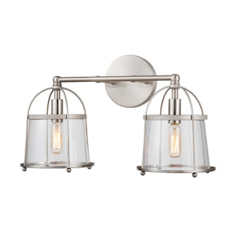 Merrick Two Light Vanity in Satin Nickel (45|18461/2)