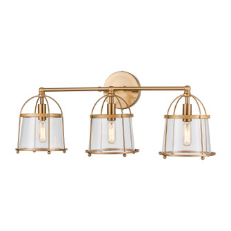 Merrick Three Light Vanity in Satin Brass (45|18452/3)