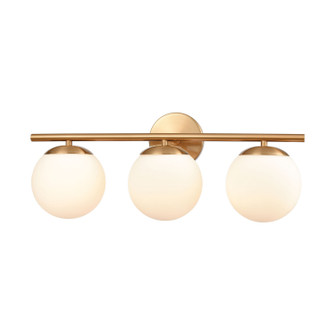 Hollywood Blvd. Three Light Vanity in Satin Brass (45|18314/3)