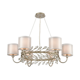 Asbury Six Light Chandelier in Aged Silver (45|16285/6)