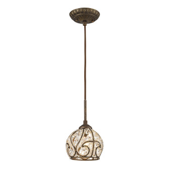 Elizabethan One Light Mini Pendant in Dark Bronze (45|15976/1)