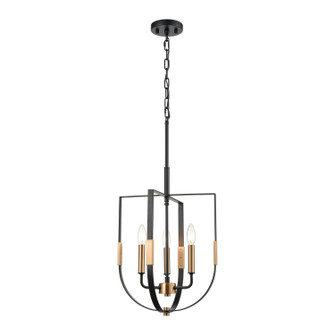 Heathrow Three Light Pendant in Matte Black (45|15456/3)