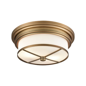 Flushmounts Two Light Flush Mount in Classic Brass (45|15055/2)