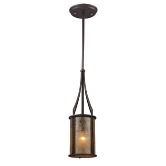 Barringer One Light Mini Pendant in Aged Bronze (45|15033/1)