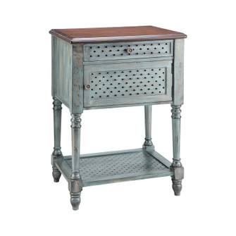 Hartford Accent Table in Aged Blue (45|12030)