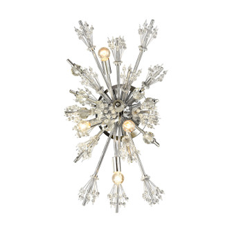 Starburst Four Light Wall Sconce in Polished Chrome (45|11747/4)
